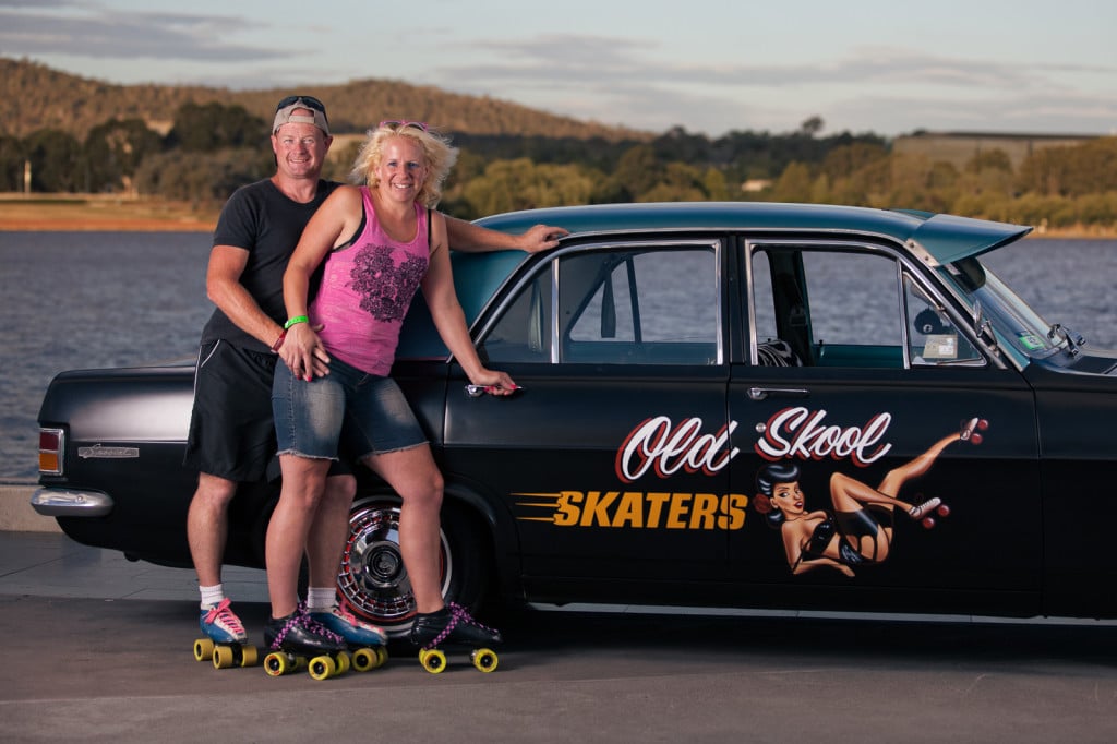 Two of the gang of three that skated from Canberra for Sydney for a kid with Cancer.