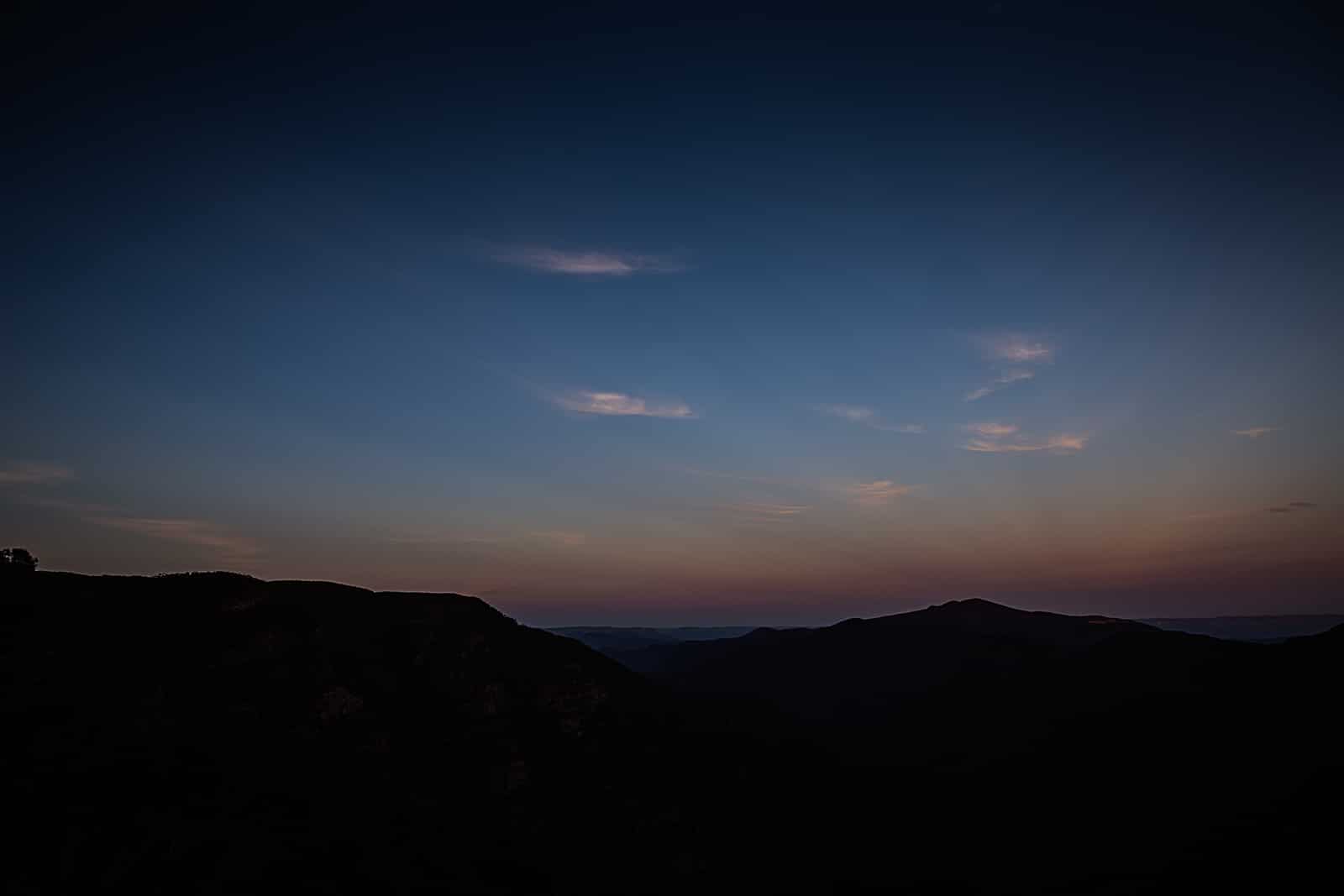 Kanangra Walls - after the sun had gone