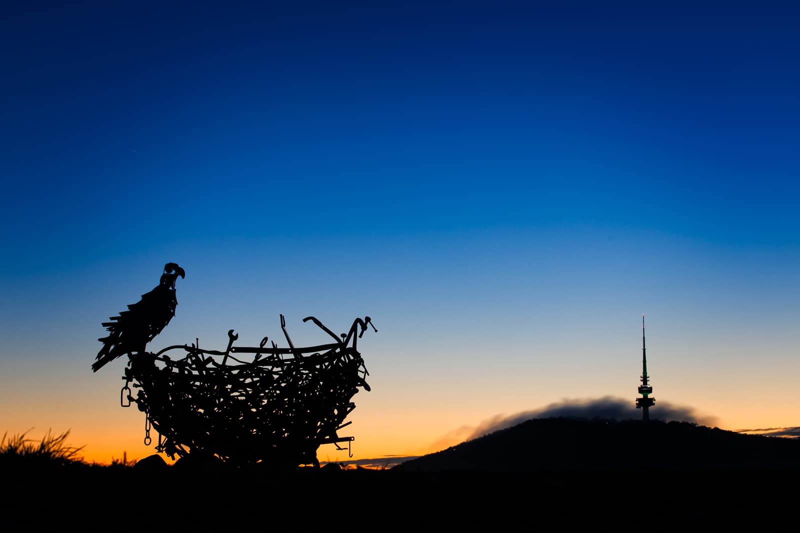 The Eagle's nest at the Canberra arboretum
