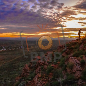 HikerWalkingUpMoutJohnsAtSunrise.jpg - BRENDAN MAUNDER PHOTOGRAPHY